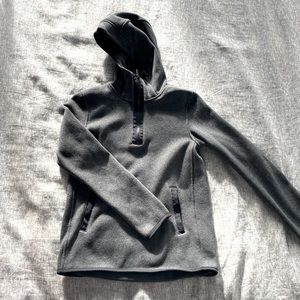Lululemon gray half-zip hoodie